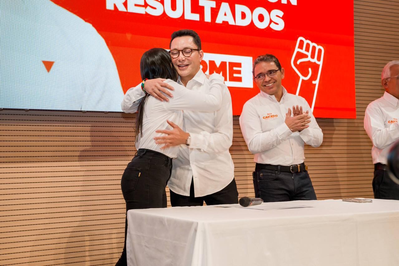 Precandidato a la Presidencia Carlos Caicedo.