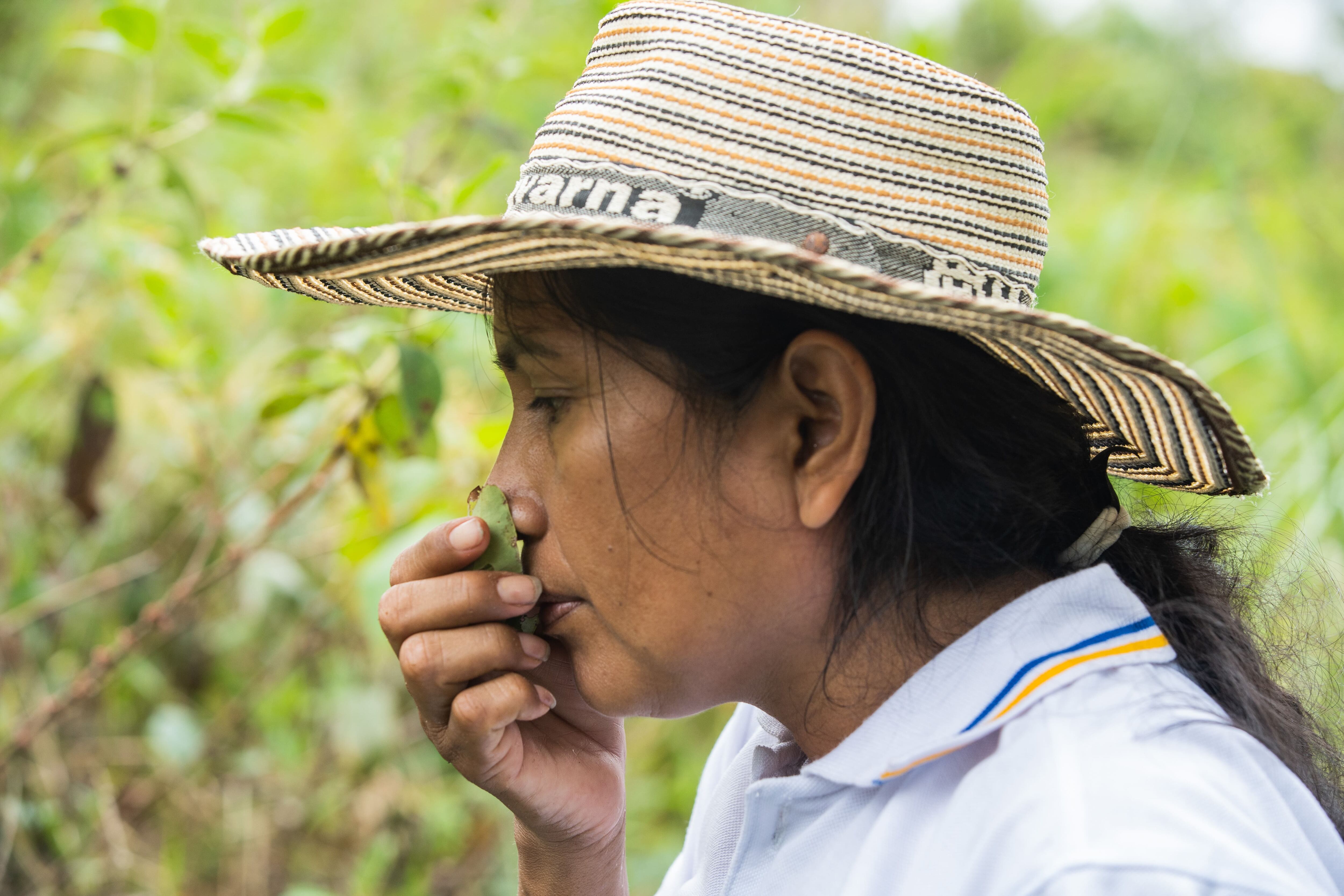 Ninfa Herrera, indígena emprendedora