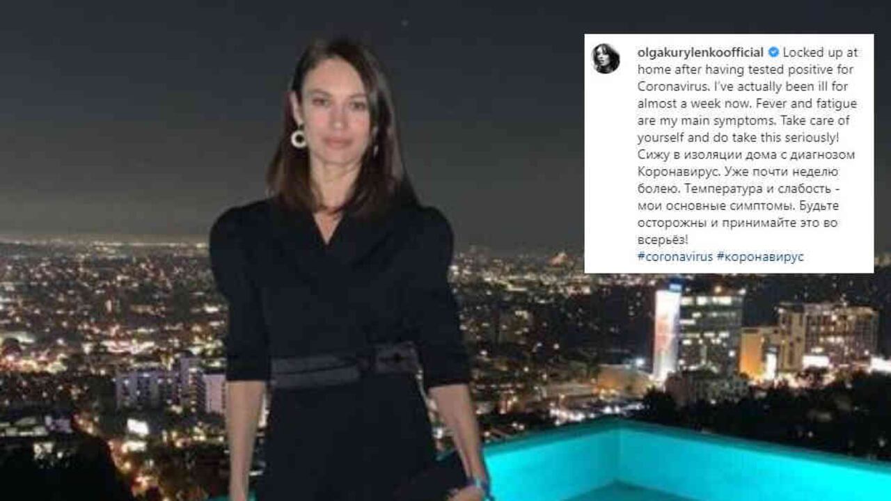 La actriz Olga Kurylenko confirmó que dio positivo para coronavirus.
