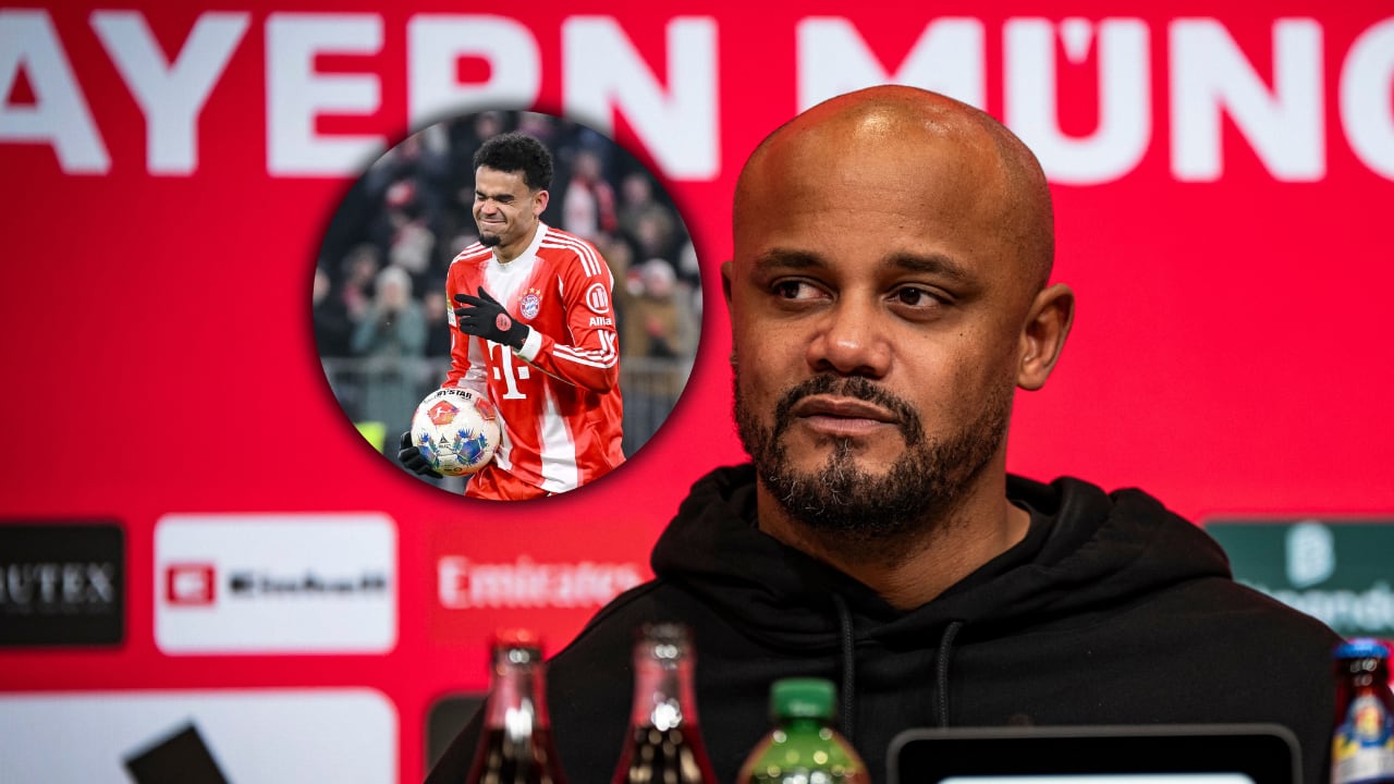 Para Kompany no es pertinente la comparación de Luis Díaz con leyenda de Bayern Múnich