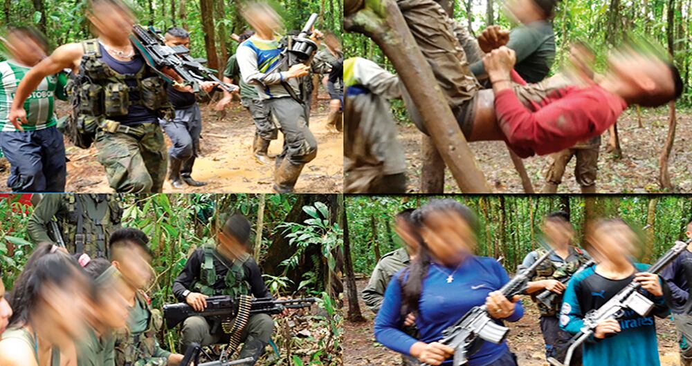    Los menores, que apenas pueden cargar las armas largas, eran sometidos a fuertes entrenamientos militares. Jhonier también acostumbraba a hacer fiestas con licor y drogas.