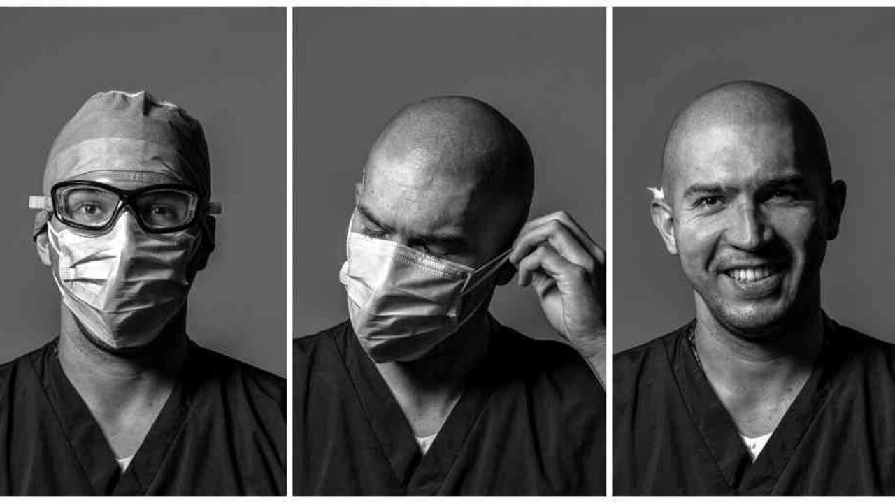 Francisco Ortíz, enfermero jefe de UCI en la Clínica Shaio de Bogotá.