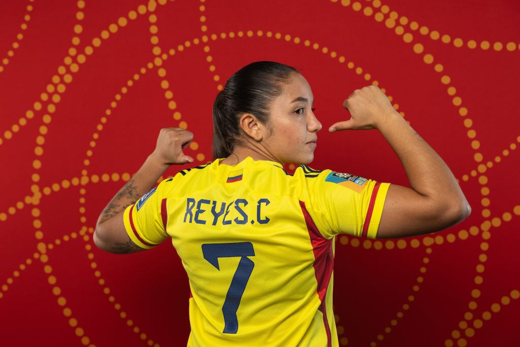 María Camila Reyes, jugadora de la Selección Colombia.