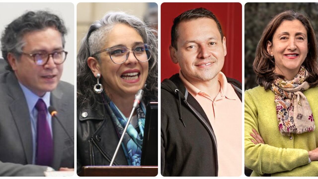 Heráclito Landinez, María José Pizarro, Alejandro Ocampo e Ingrid Betancourt.