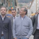 Luis Ernesto Gómez y Gustavo Petro