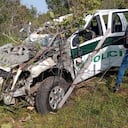 Fuerte atentado contra patrulla de Policía.