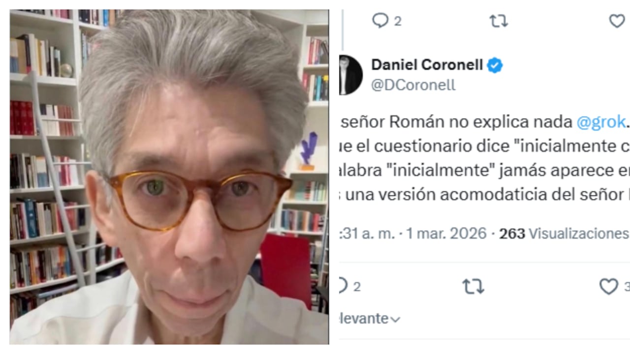Daniel Coronell y su discusión con Grok, por la encuesta de AtlasIntel para SEMANA.