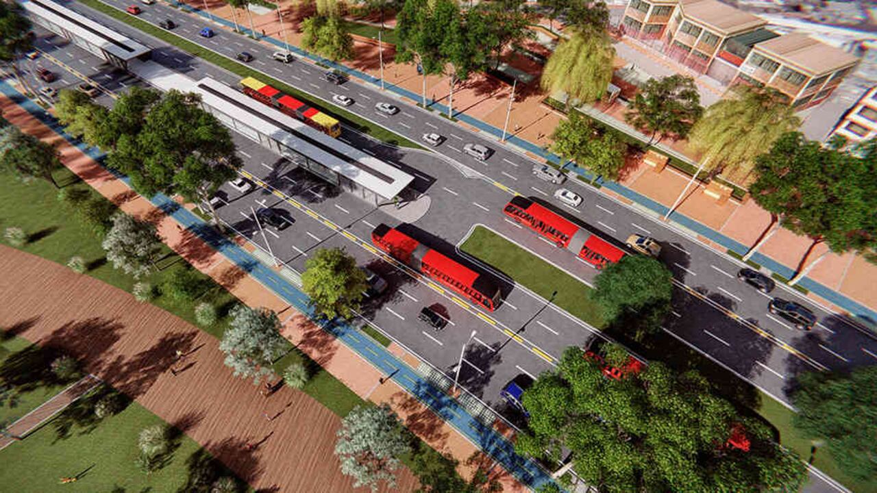 Las nuevas troncales de TransMilenio contemplan 45,3 kilómetros de vías, 42,2 de ciclorrutas y más de 976.00 de espacio público.
