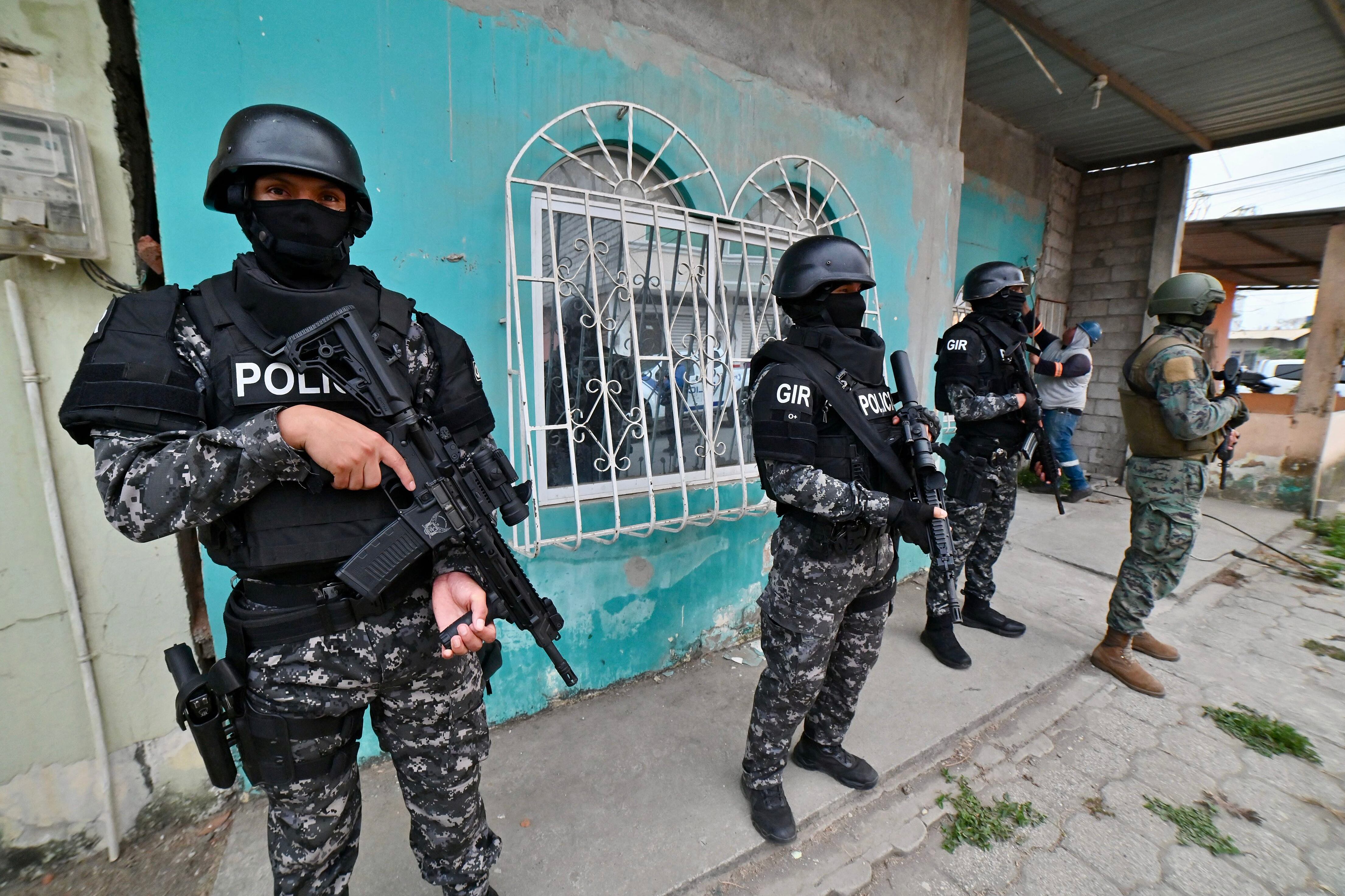 La Policía Nacional de Ecuador continúa las investigaciones para esclarecer los hechos