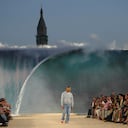 Pharrell Williams en el show de Louis Vuitt Spring Summer 2027.