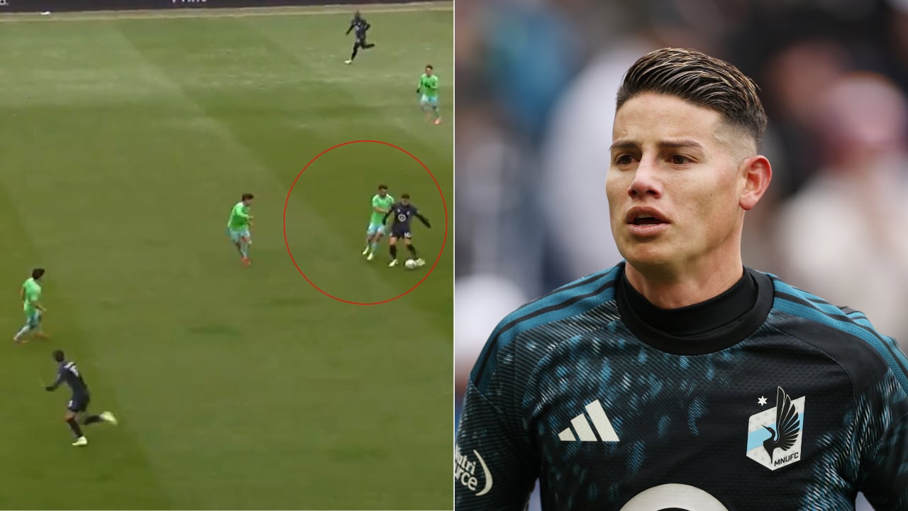 Pasegol magistral de James Rodríguez con Minnesota United antes de unirse a la Selección Colombia