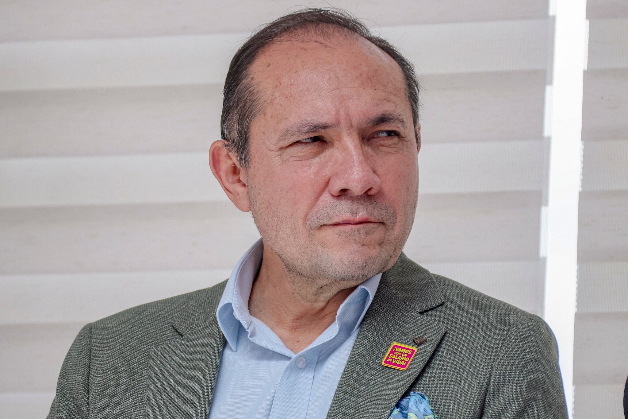 Antonio Sanguino, ministro de Trabajo, el 23 de diciembre de 2025 en la Casa de Nariño, en Bogotá