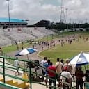 En medio del partido se originó una riña