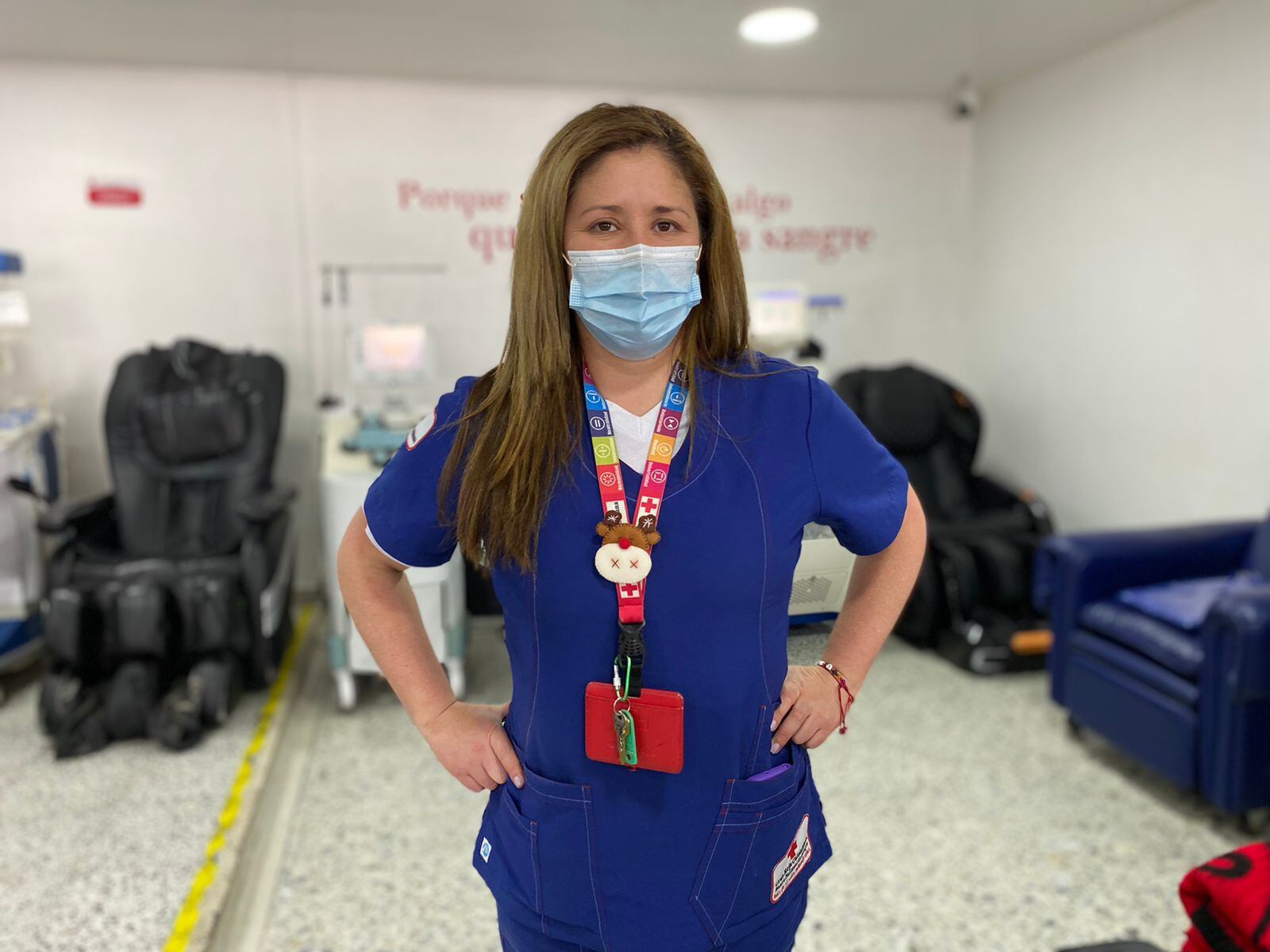 Coordinadora de donación del Banco Nacional de Sangre de la Cruz Roja Colombiana.