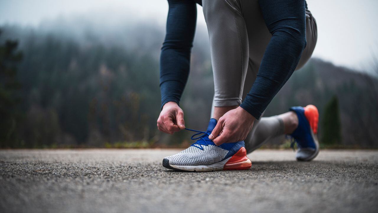 Cuidar zapatos para correr.