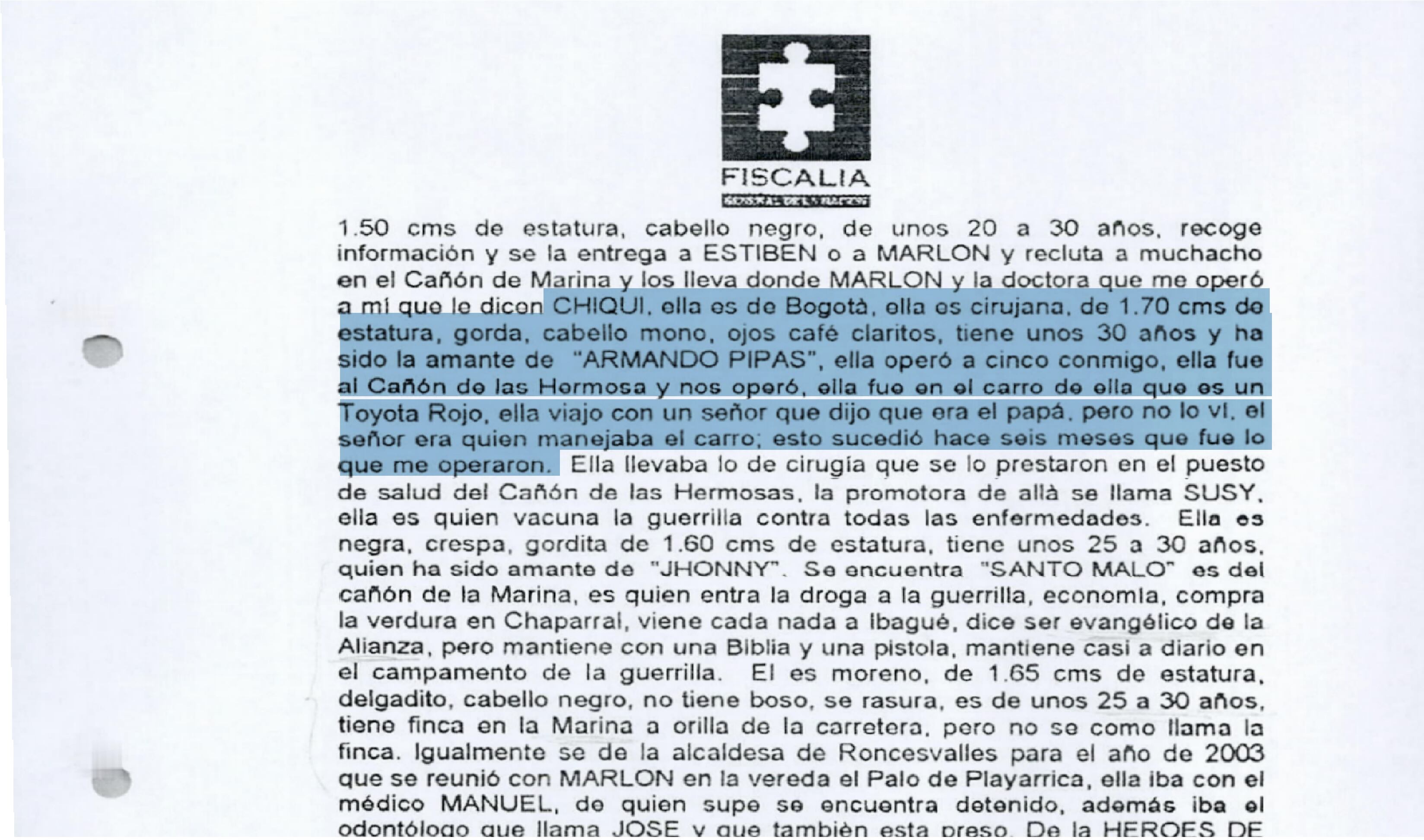 Los testimonios que vincularon a Deyanira Gómez con las Farc