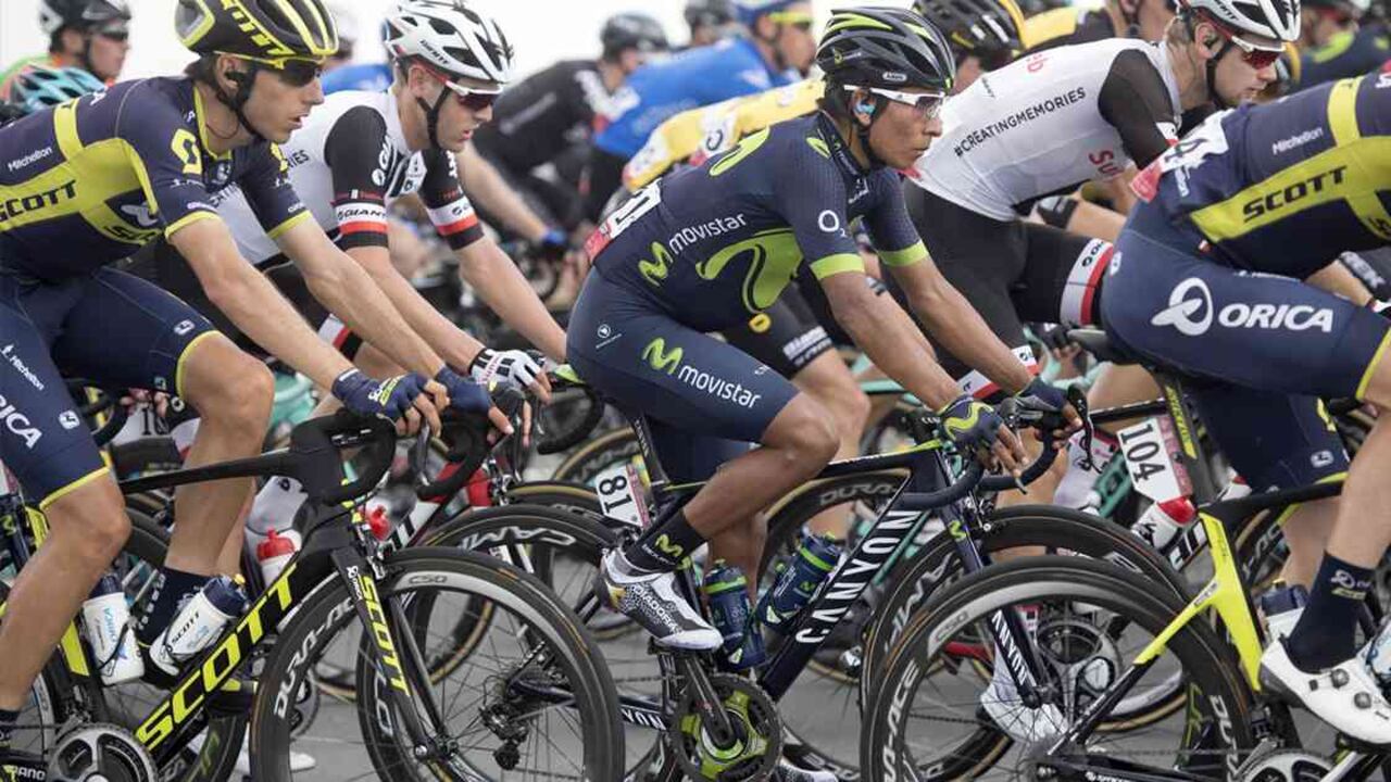 Nairo Quintana pasó de octavo por la meta en la quinta etapa del Tirreno Adriático.