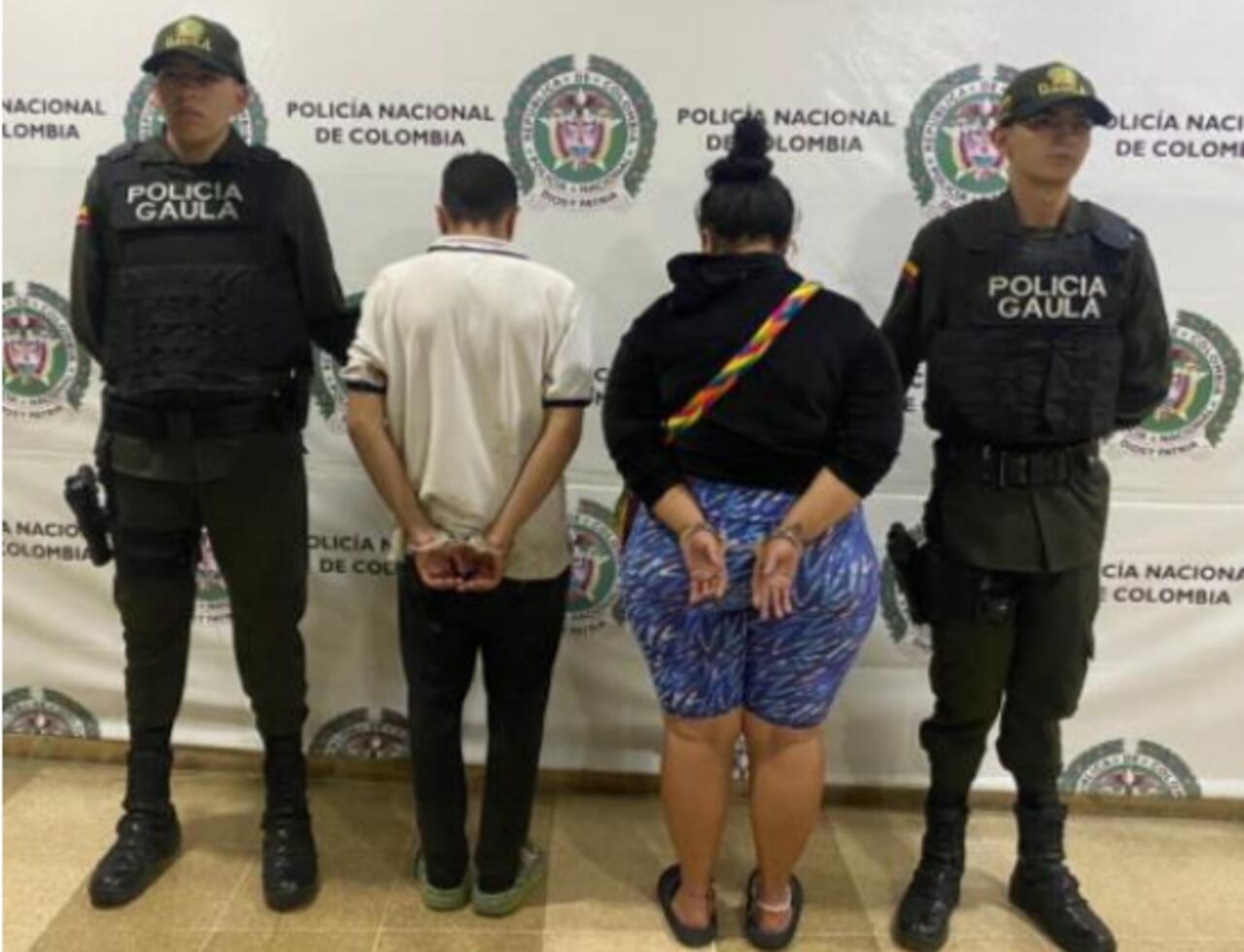 Fueron puestos a órdenes de la Fiscalía para responder por el presunto delito de extorsión