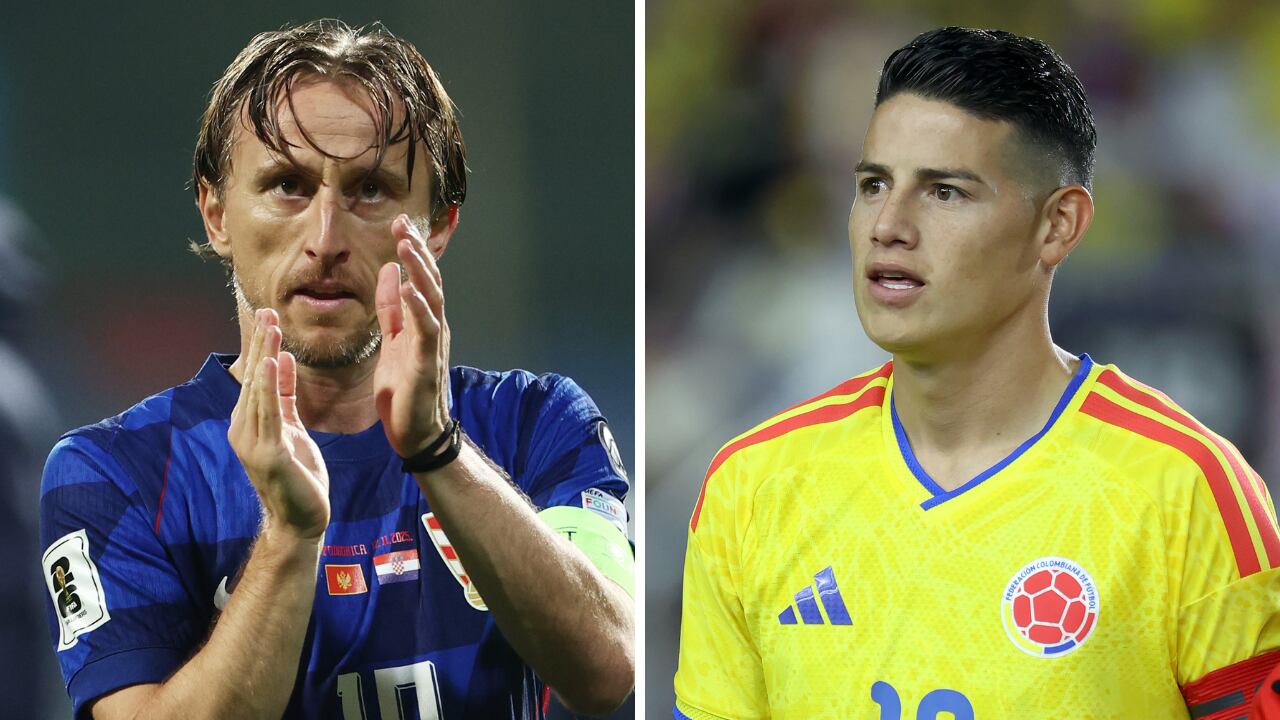 ¿Luka Modric vs. James Rodríguez en amistoso? Todo apunta a que sí, en marzo de 2026.