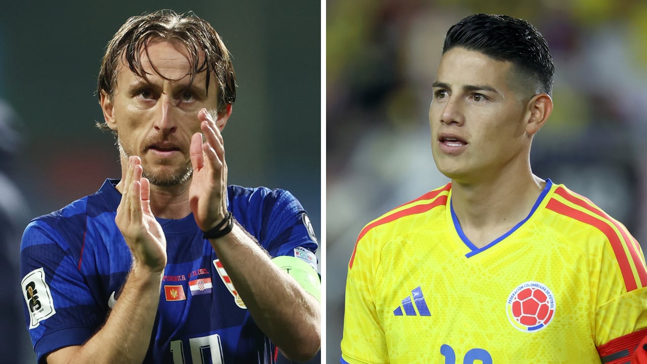 ¿Luka Modric vs. James Rodríguez en amistoso? Todo apunta a que sí, en marzo de 2026.