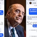 Álvaro Leyva fue extorsionado por delincuentes.