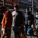 Desde mayo han llegado 4000 solicitantes de asilo y refugio a Nueva York. Foto: AFP.