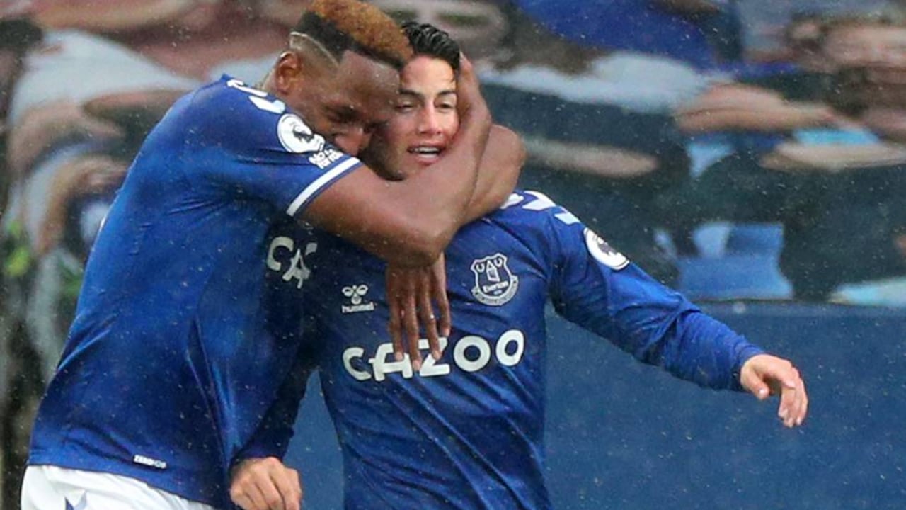 Jugadores del Everton