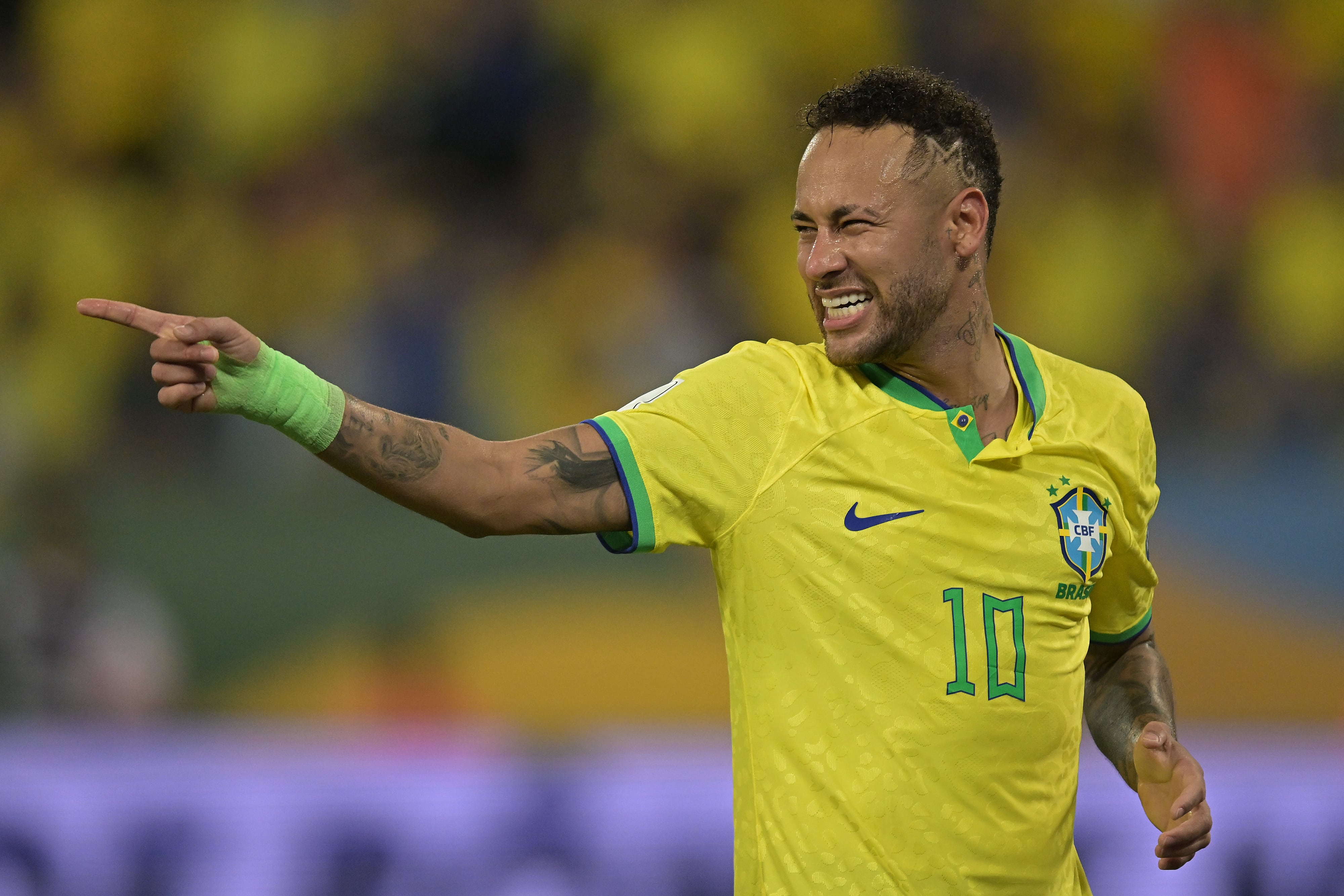 Los ojos de Brasil sobre Neymar, su gran líder en los últimos años.