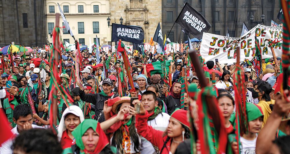     Ministerios y entidades del Gobierno les han girado recursos a las comunidades indígenas, que llegaron a Bogotá para protestar.