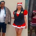 ¡Santa Claus le ganó al Grinch! En Lima, Perú, policías en medio de una redada
