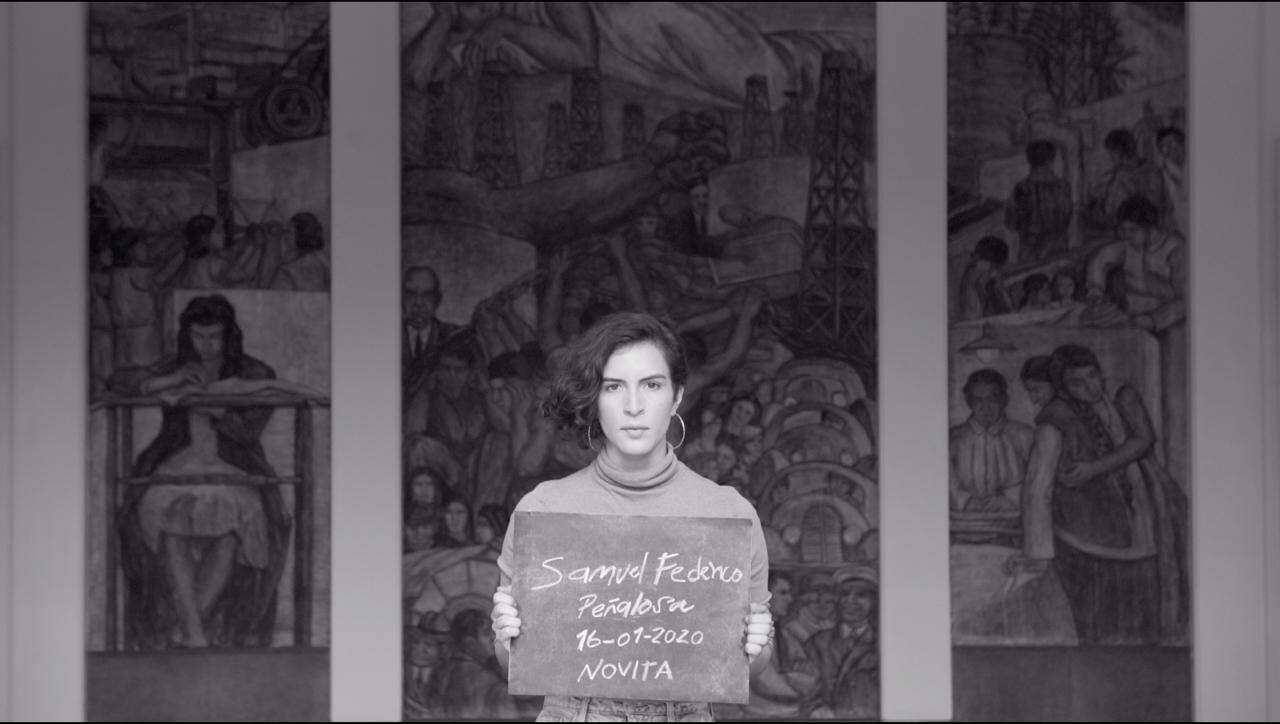 Fotografía del video de Laura Mora, homenaje a las víctimas del conflicto. Cortesía de la Orquesta Filarmónica de Medellín.