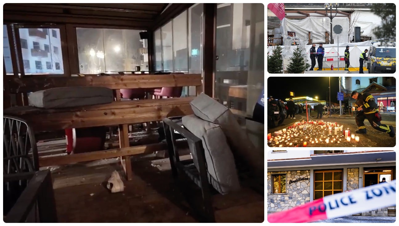 El bar se incendió en la celebración del año nuevo