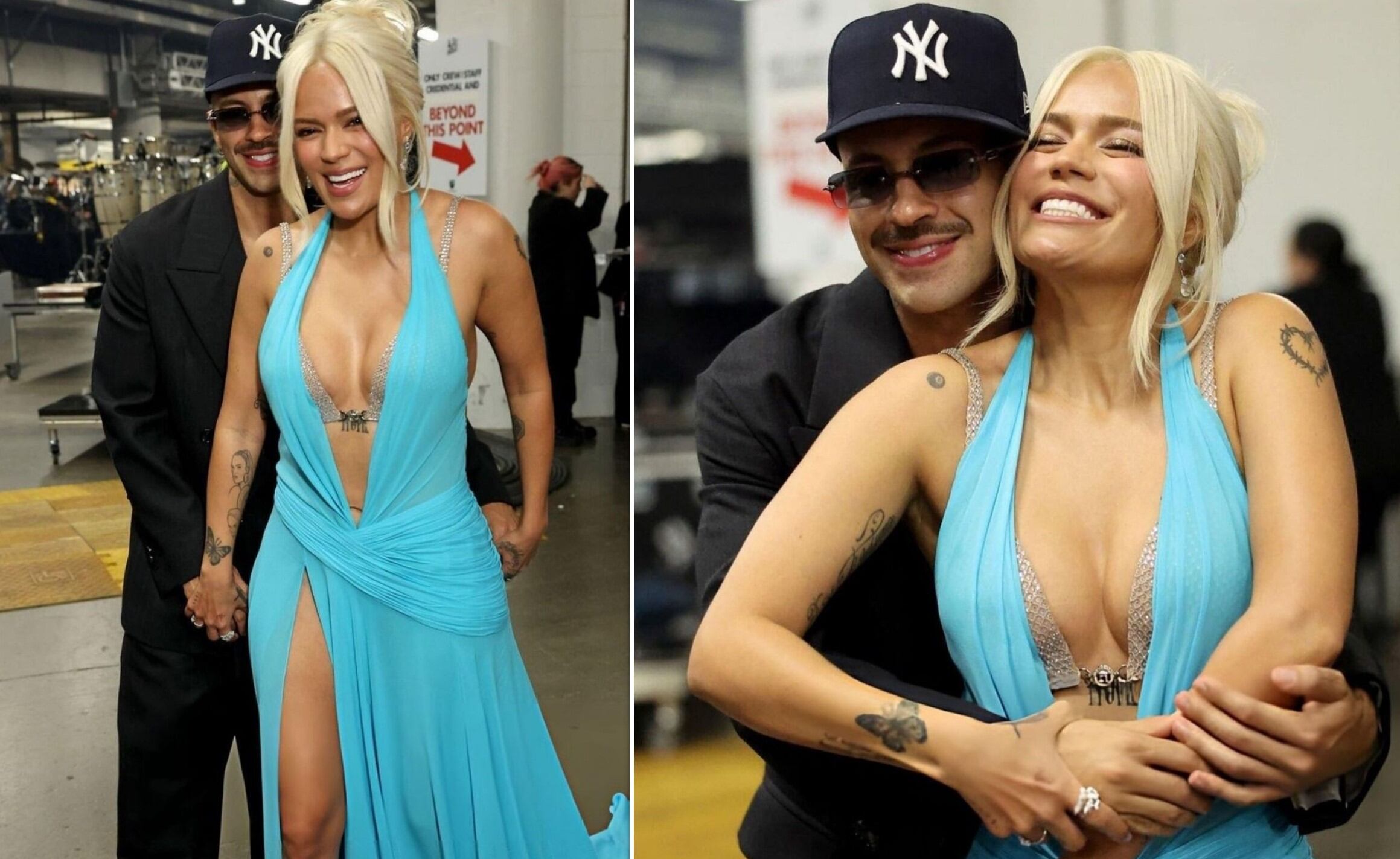 Karol G y Feid  estuvieron en los Latin Grammy