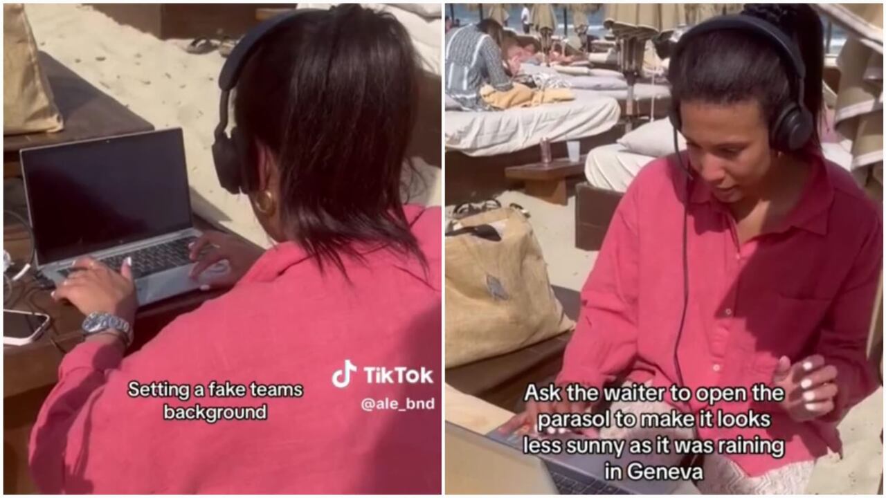 La mujer pidió hasta ayuda de un camarero para evitar ser descubierta por su jefe.