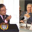 Presidente Gustavo Petro y Roberto Robles