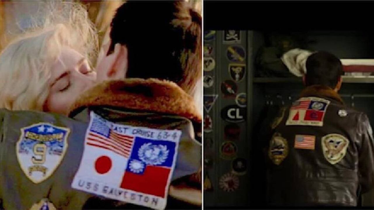 Así fue la censura para quitar una bandera taiwanesa de la chaqueta de Tom Cruise en Top Gun: Maverick.