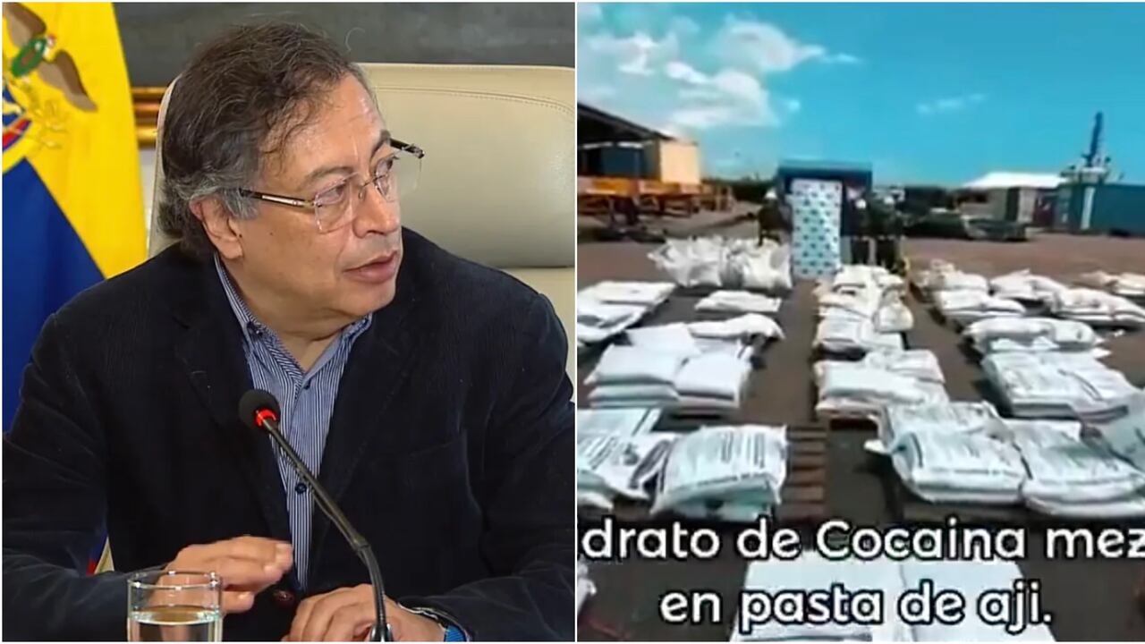 Gustavo Petro e imagen operativo Cartagena