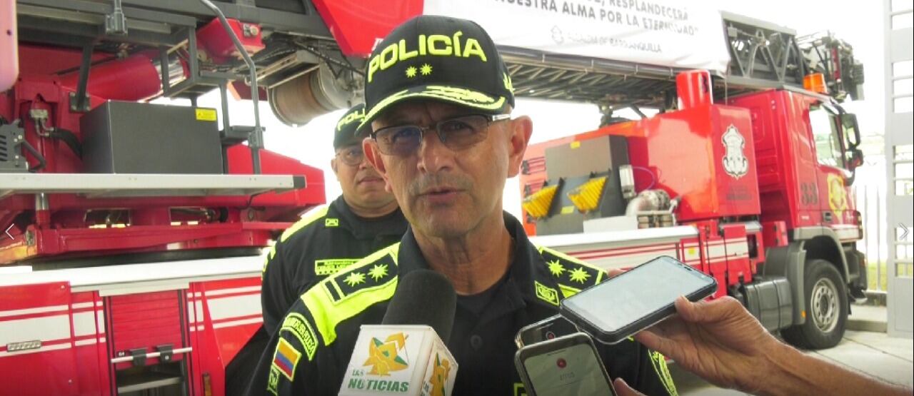 Comandante de la Policía de Barranquilla ofrece recompensa.