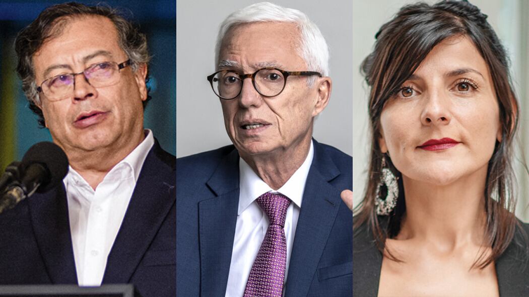 Gustavo Petro, Jorge Enrique Robledo e Irene Vélez.