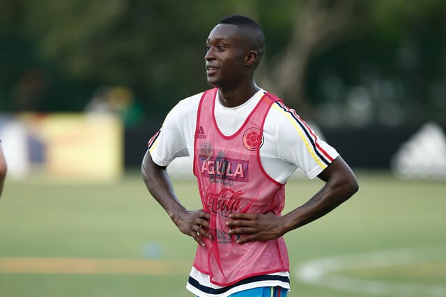 Marlos Moreno cuando fue llamado a Selección Colombia.