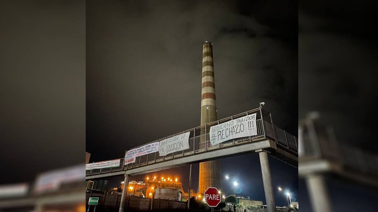 Cerca de 20 detenidos en primer día de protestas de la minera Codelco en Chile.