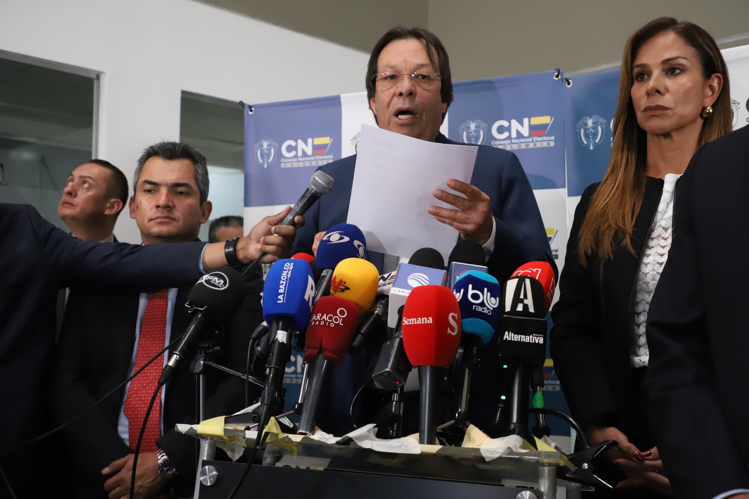 CÉSAR LORDUY 
Presidente del CNE
Rueda de prensa, el CNE abre investigación al Presidente Gustavo Petro