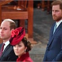 Ambas parejas se encontraron el lunes, en un servicio religioso en Londres.