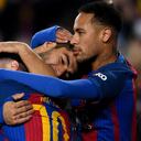 Luis Suárez, Messi y Neymar conformaron un temido triplete de ataque cuando coincidieron en el Barcelona.
