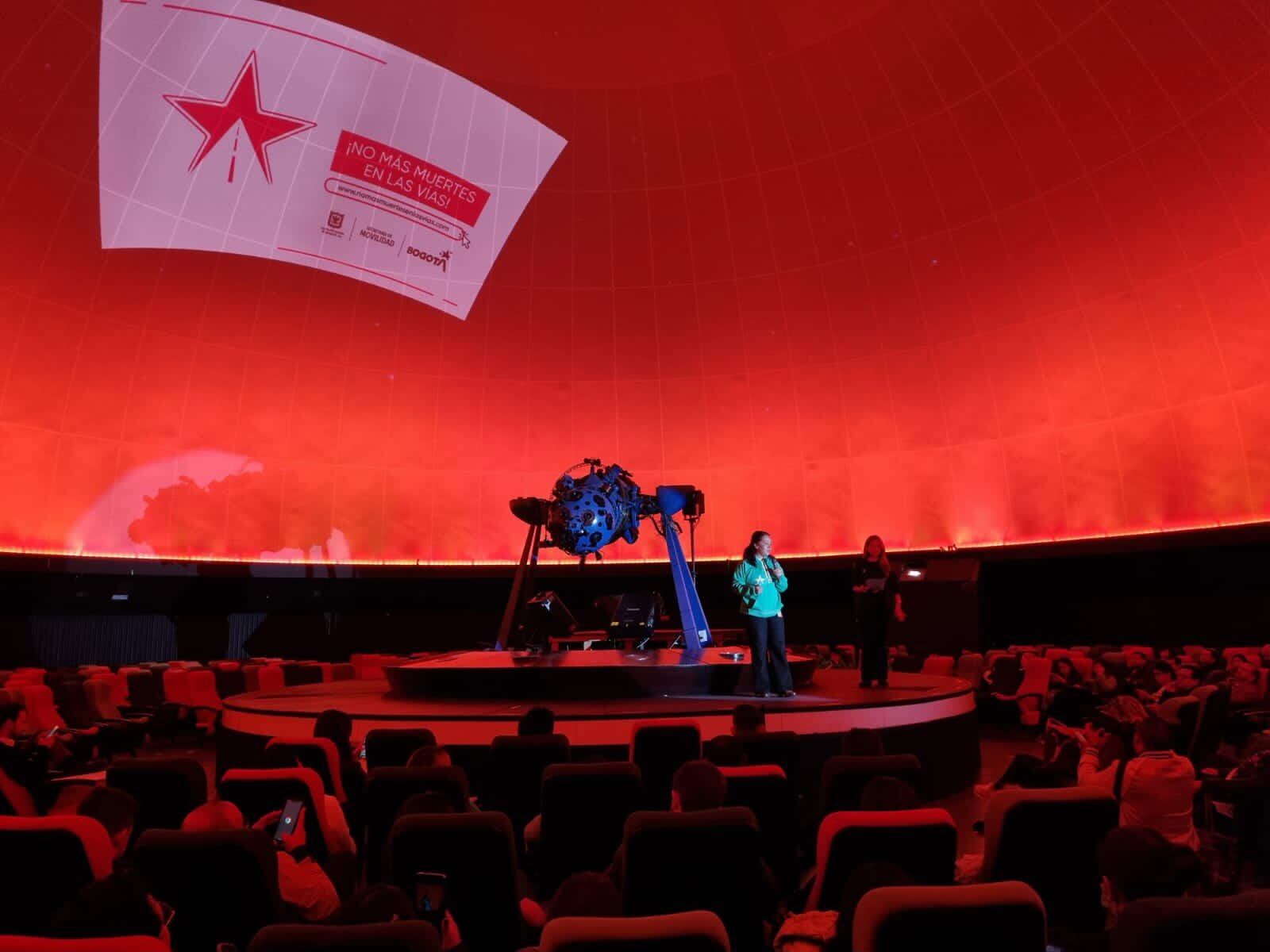 Secretaria de Movilidad, Deyanira Ávila, en la presentación de la campaña