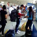 En la Terminal de Transportes de Cali se vio una mayor afluencia de personas en búsqueda de tiquetes para viajar a otros municipios del Valle del Cauca y el resto del país, dada la libre circulación.