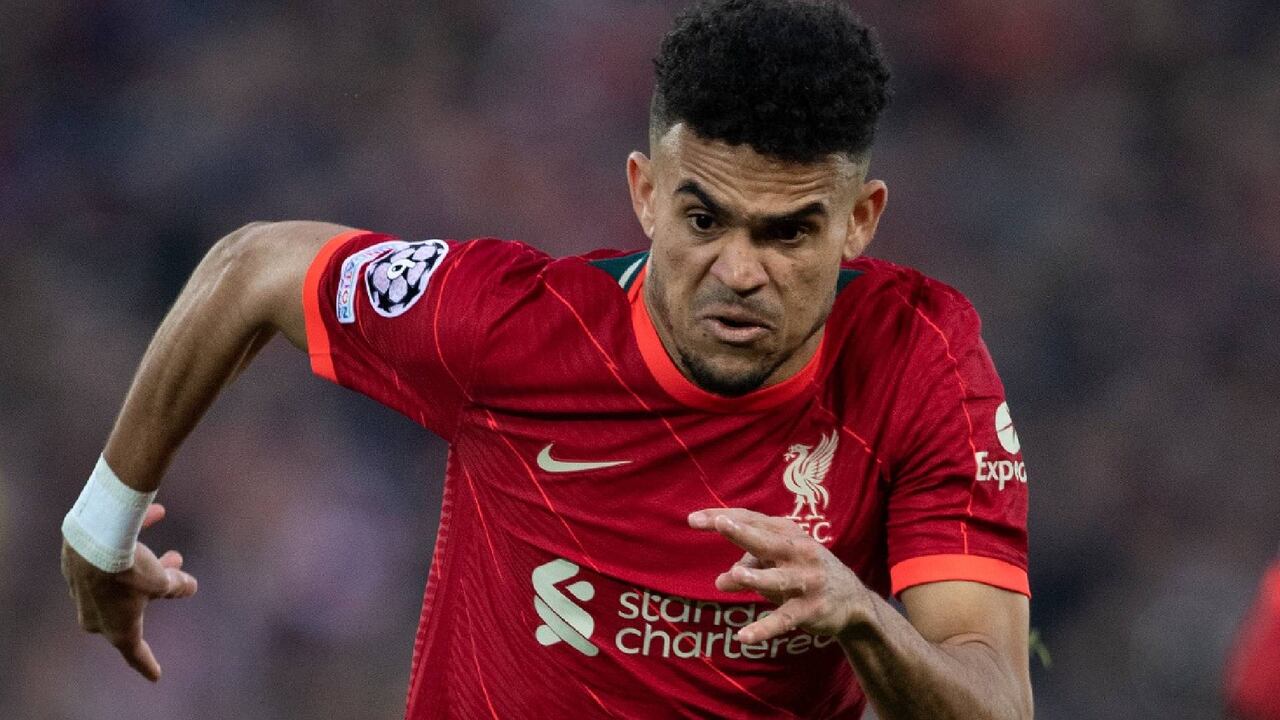 Luis Díaz, colombiano que milita en el Liverpool.