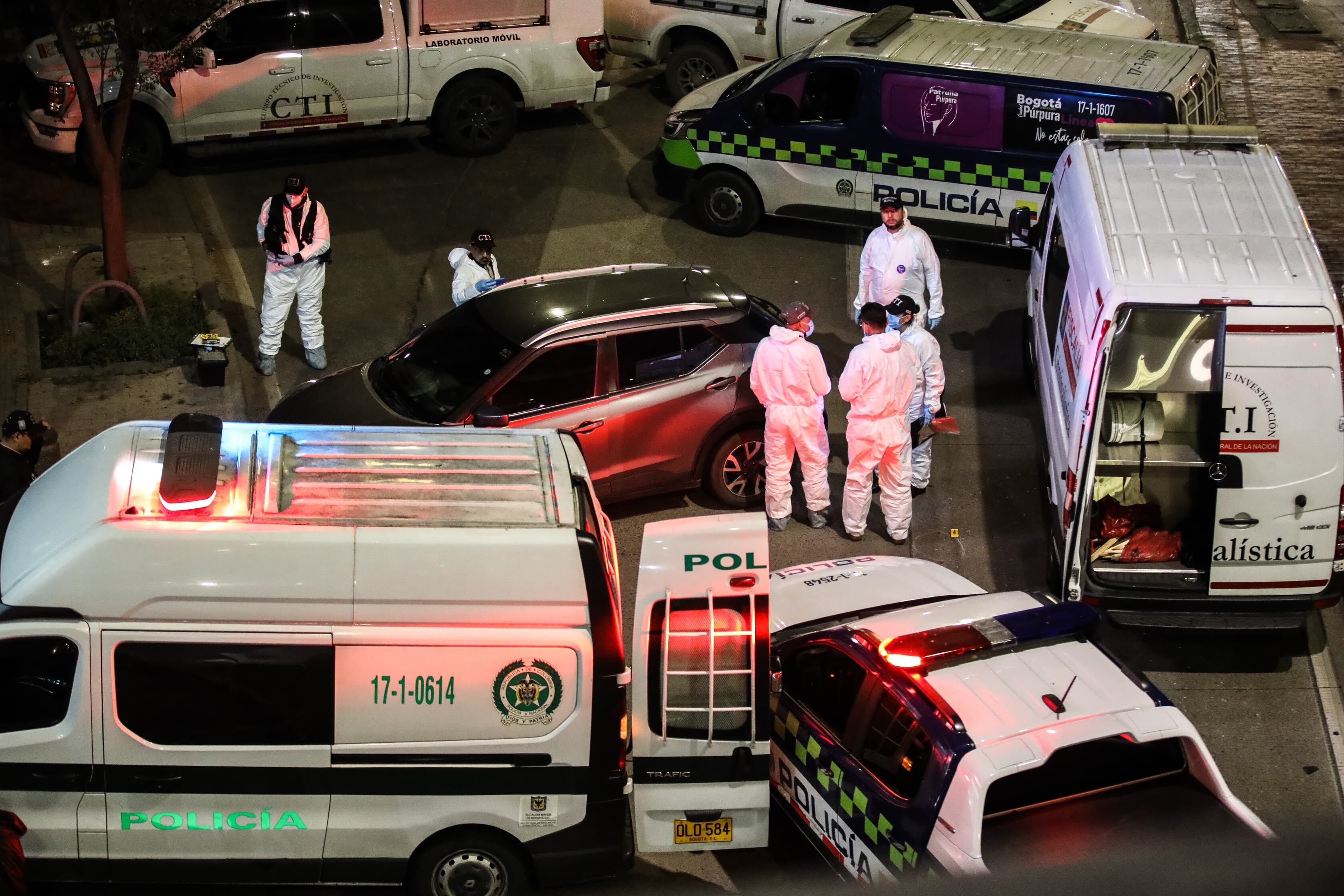 Lugar donde fue asesinado el coronel (r) Élmer Fernández, director de la cárcel La Modelo