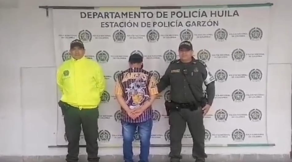 Capturado por presunto homicidio en Huila.