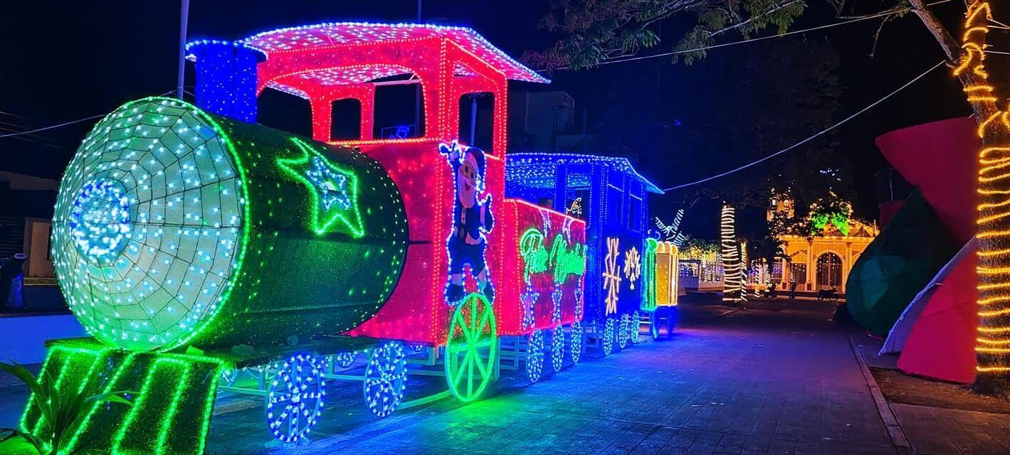 Entre los atractivos más destacados están los árboles de Navidad decorados con esmero, algunos de ellos alcanzando varios metros de altura.